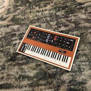 Moog MiniMoog Clip Art Vinyl Sticker