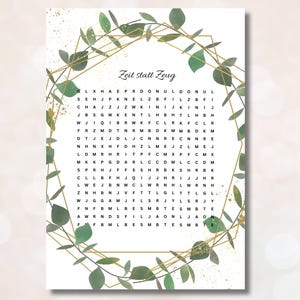 Voucher puzzle Personalizable crossword puzzle Gift voucher template Download printable PDF Birthday Surprise gold Christmas