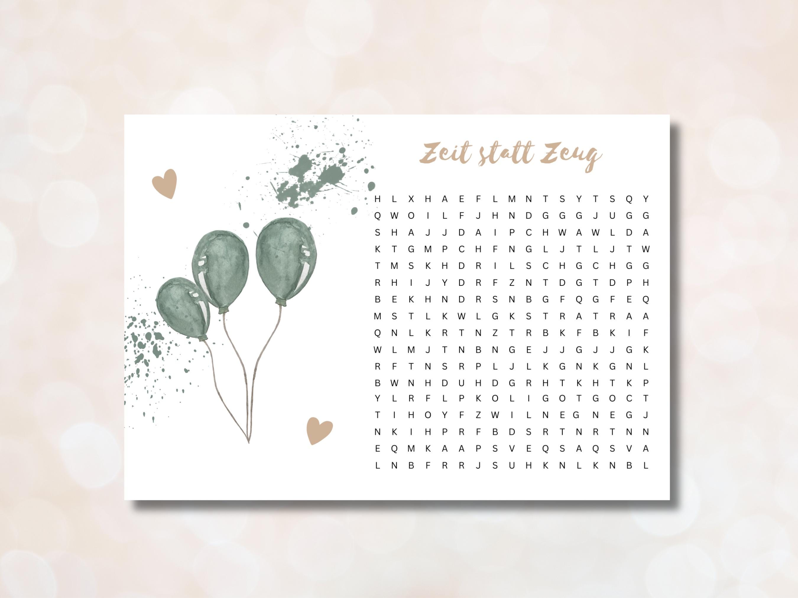 Gutscheine zum geburtstag - Etsy.de