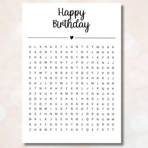 Cupón personalizado Puzzle Cupón personalizado DIY Cupón regalo Plantilla Descargar PDF imprimible Sorpresa de cumpleaños