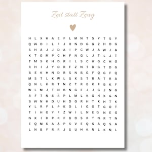 Cupón rompecabezas cupón personalizable para Pascua descargar PDF imprimible sorpresa de cumpleaños beige tiempo en lugar de cosas cumpleaños