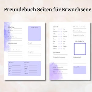 Pages de livre d'amitié pour adultes, livre d'amitié personnalisable, livre d'or, cartes, cadeau, anniversaire, adieu, collègues, cartes d'adieu