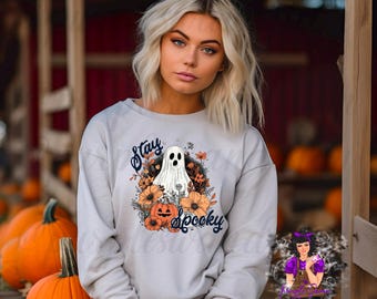 Stay spooky ghost png