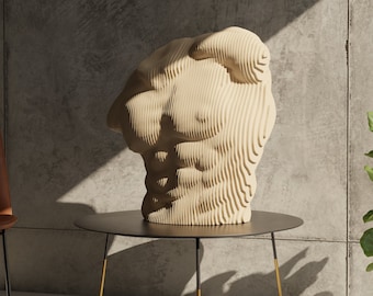 Parametric Male Torso DXF FILE