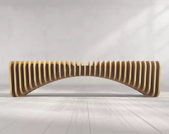 Parametric Bench DXF File for Laser or Cnc
