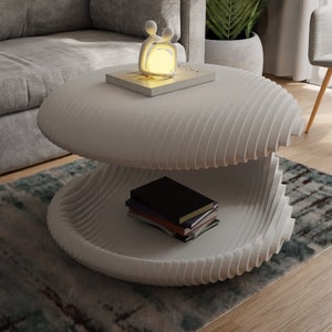 Table basse circulaire paramétrique DXF FILES