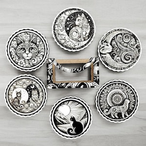 Purrfect Sip Coasters – Cat Lover Keepsake Set