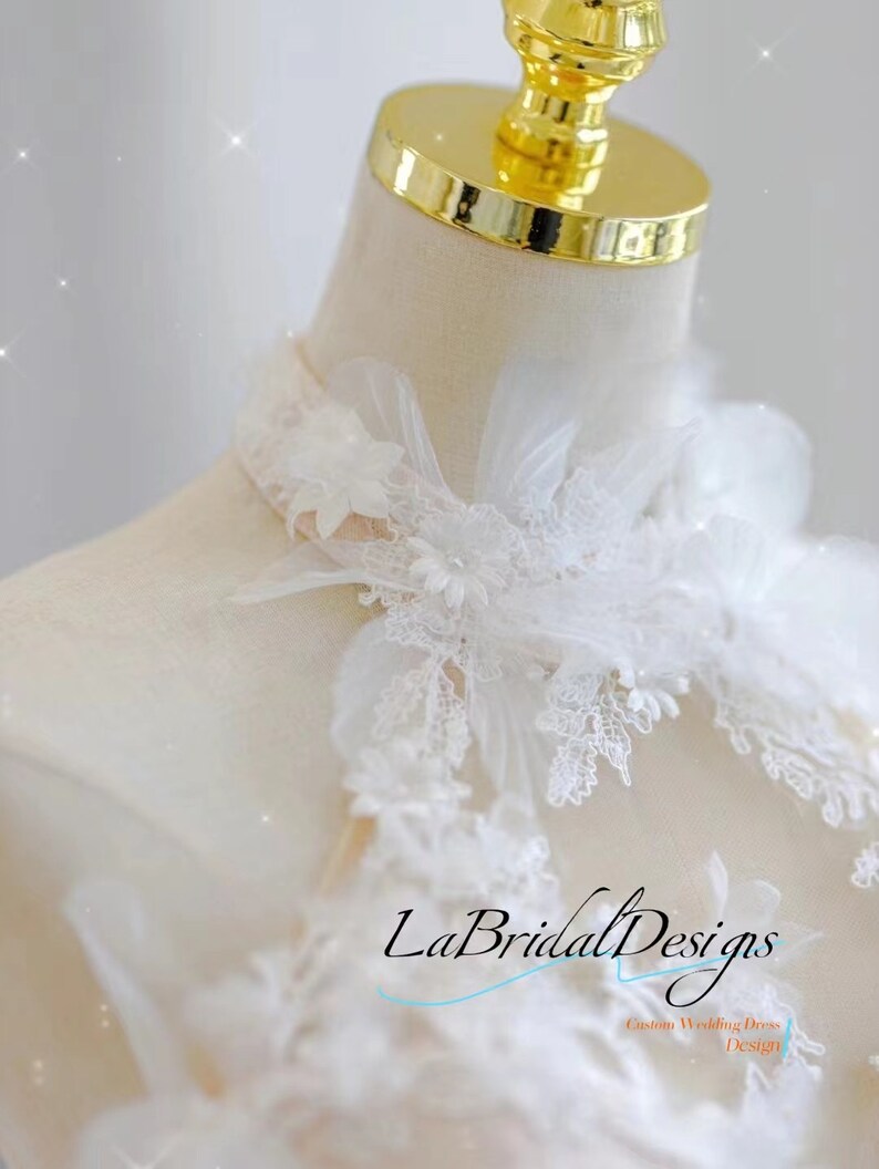 Mermaid Trumpet Wedding Dresses Oneck Lace Bridal Etsy