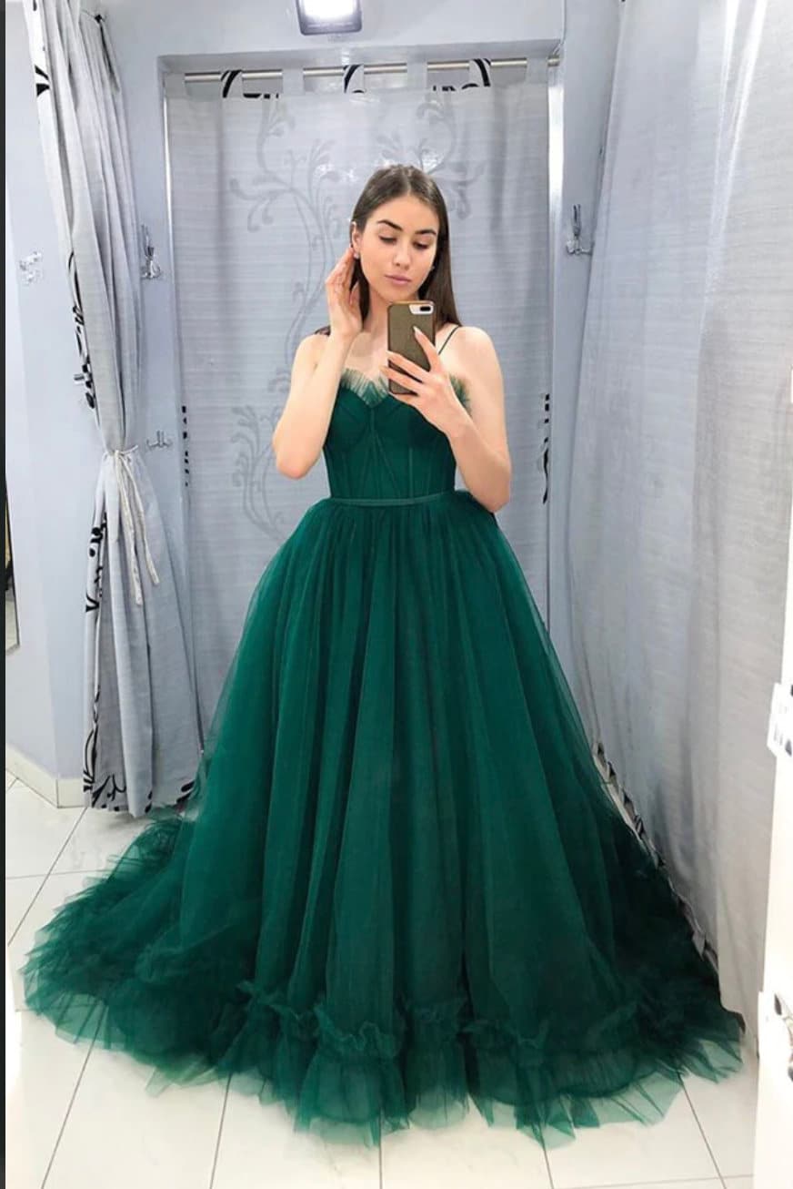 Buy Womens Designer Bridal Bollywood frill ruffle ready to wear Saree for  wedding mehandi haldi reception party Dark green at Amazonin