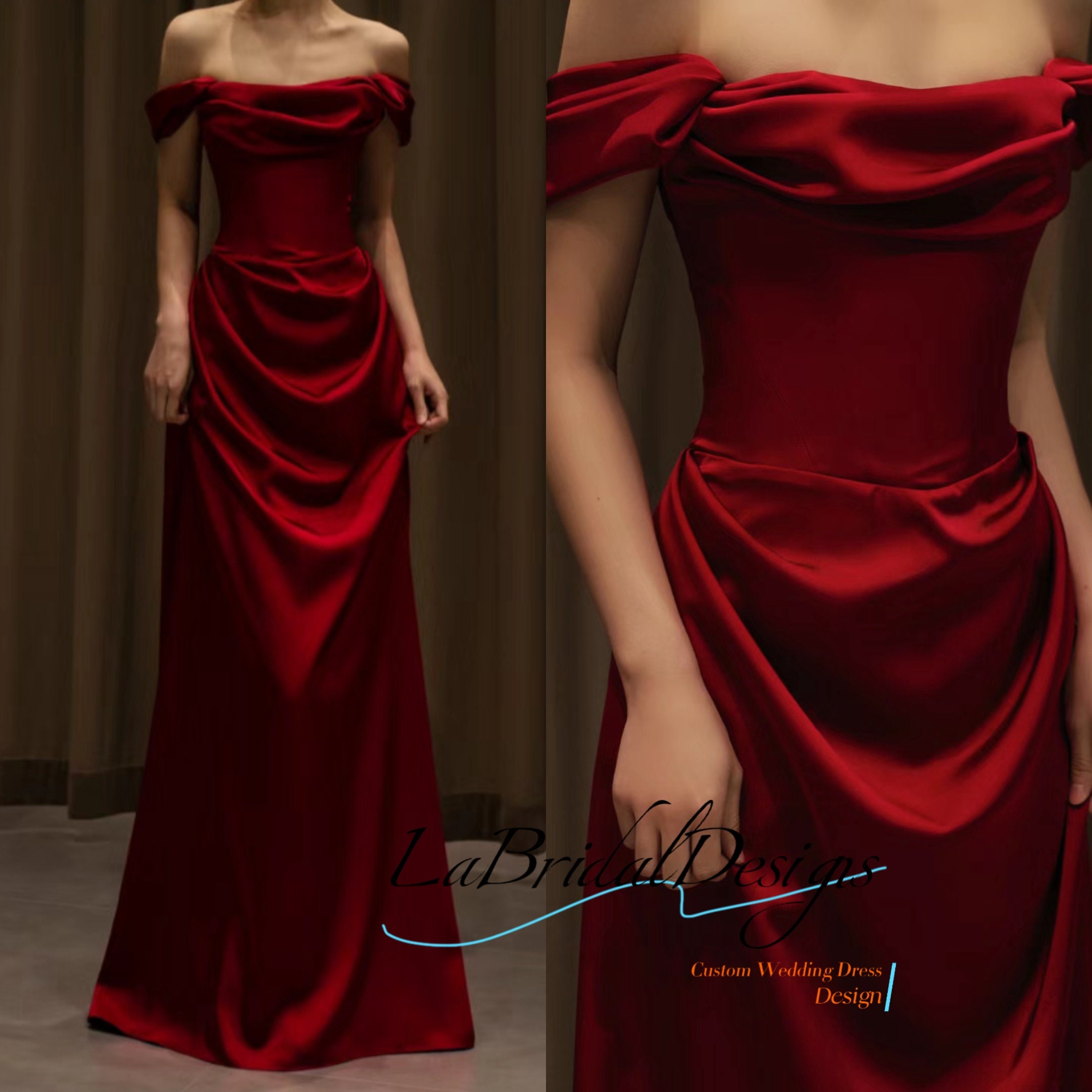 Plain Red Gown 