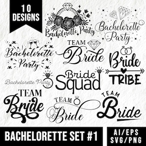 Bachelorette SVG Bride Tribe, Cricut Clipart, Hochzeit Cut File, Braut SVG, Bachelorette Party, Brautparty-Shirt, Braut zu sein, Braut Squad