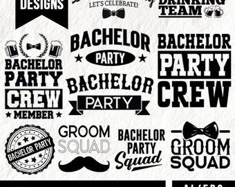 Junggesellenabschied SVG, Bräutigam Crew SVG, Bräutigam Gruppe PNG, Trauzeugen-Svg-Bundle, Trauzeuge-Shirt, Silhouette-Bundle, Cricut Clipart, Cut-Datei-Svg