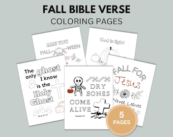 Christian Halloween Coloring Pages for Kids or Teens | Scripture Coloring Pages | Printable Halloween Coloring | Bible Verse Coloring Sheet