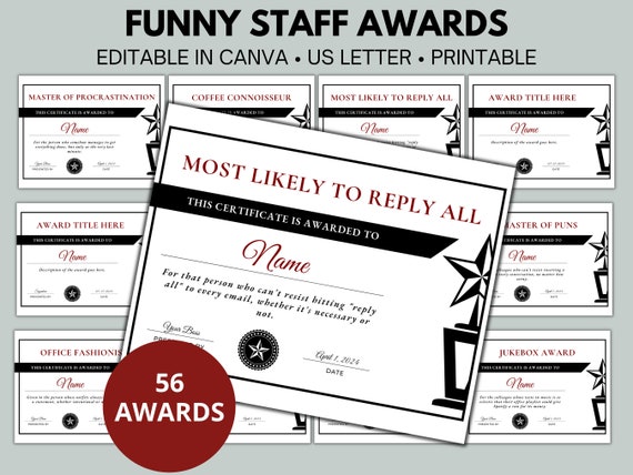 Fun Certificates Of Appreciation
