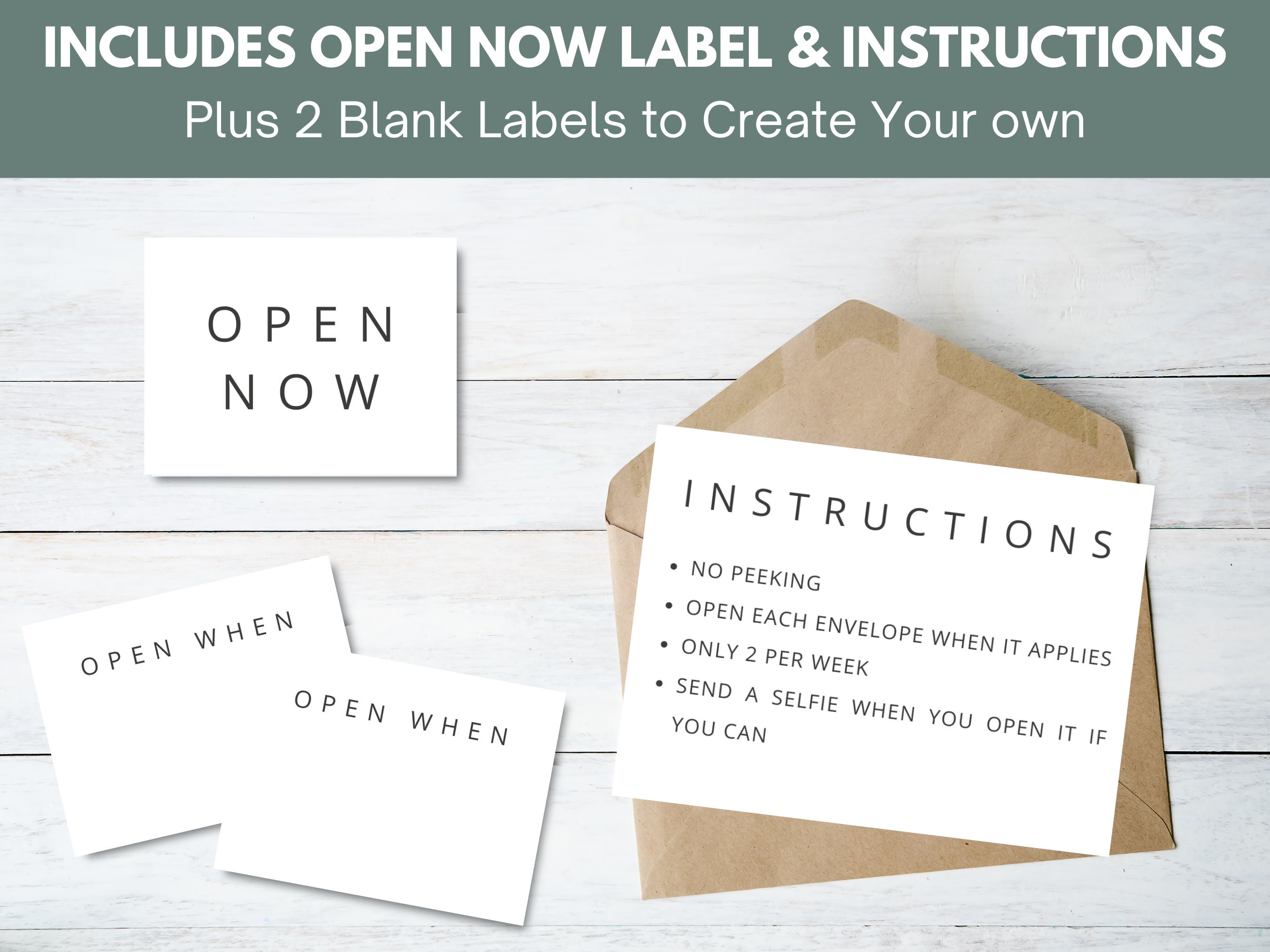 Deployed Label Open When Envelopes for Deployment | Printable | Instant Download ...