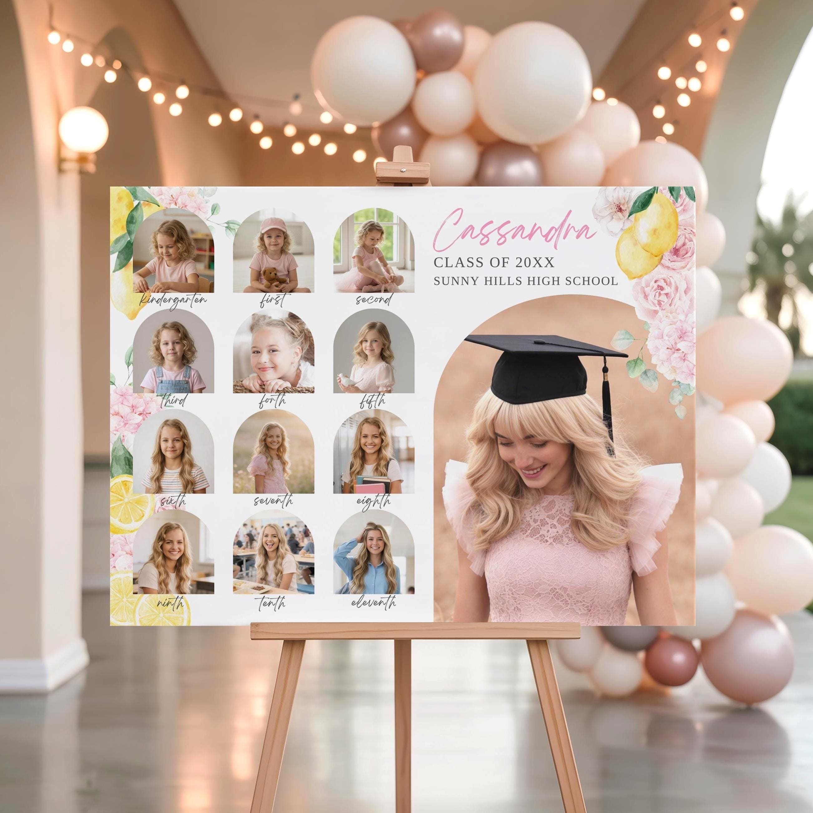 Guirlande Photo De Graduation K-12 – Amscan, Multi-couleurs, Papier, NEUF