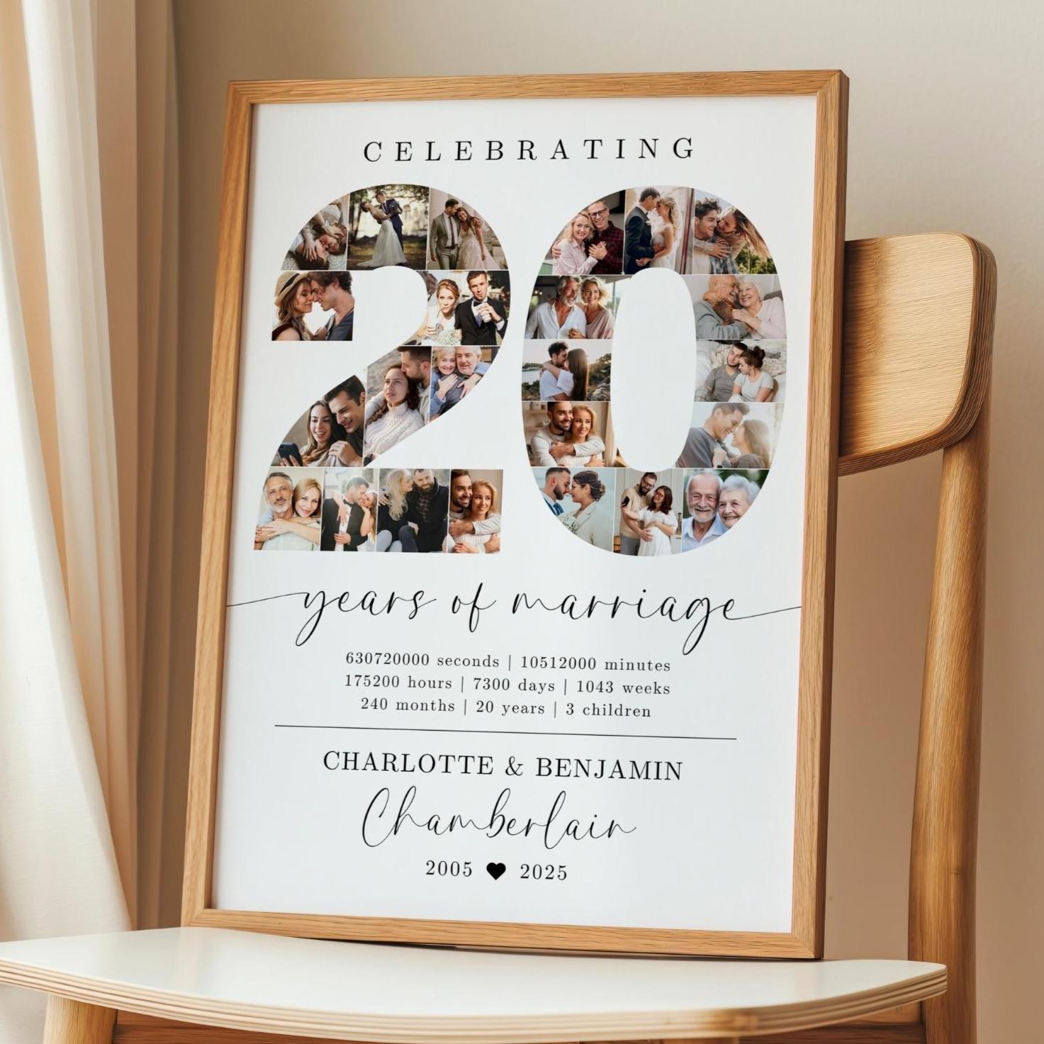 Bin Dann Mal 20 - Cartello 30x20 Cm Per 20° Compleanno - Idea Regalo Divertente Per Uomo E Donna, Decorazione Festa