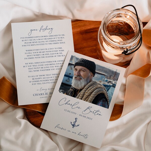 Gone Fishing Funeral Poem Etsy Gone Fishing Funeral Poem Etsy