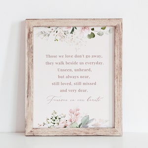 Memorial Poem Printable, Poems for Funerals, Celebration of Life Poem ...