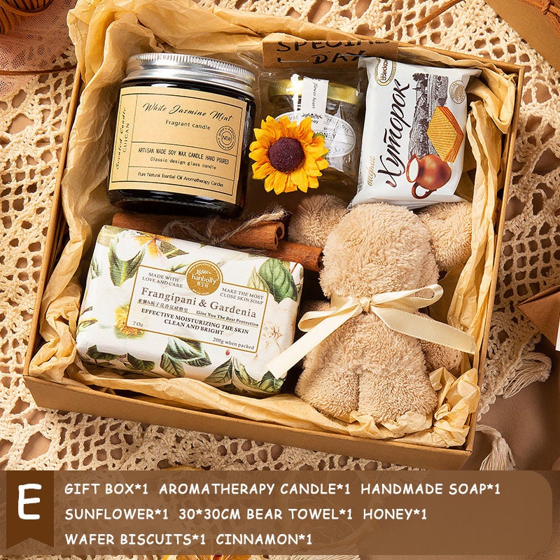 Retro Style Gift Box Bridesmaid Gift Box Towel Bath Set Etsy UK