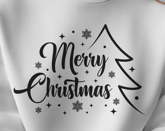 Christmas Svg, Merry Christmas Svg,Merry Christmas Png, Christmas Svg Files for Cricut, Silhouette Cut File, Christmas Tree Svg