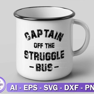 Capitaine de la lutte Bus Svg, Funny Mom Shirt Svg, Shirt For Mother, Mom Life Png, Téléchargement instantané, Fichier de coupe pour Cricut et Silhouette