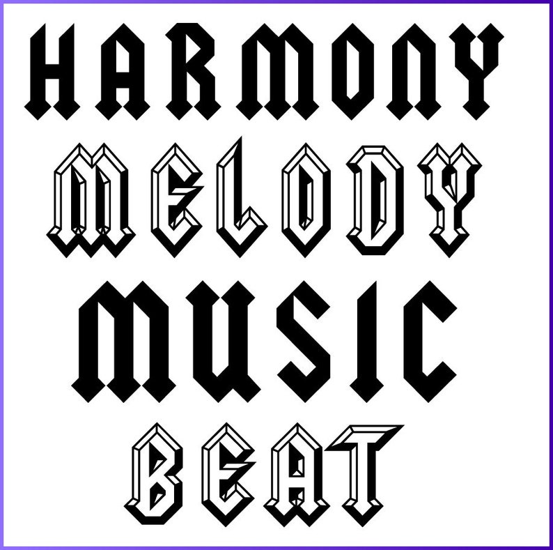 Heavy Metal Font, Ac Dc Font, Hard Rock Font, Cricut Font, ACDC Font ...