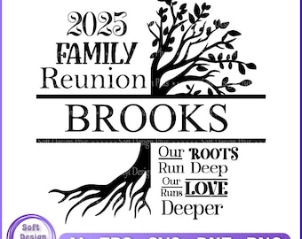 Family Reunion SVG: Custom Family Tree Design (Digital Files Included)