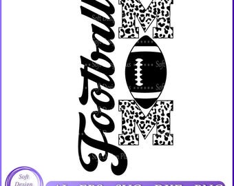 Football Mom SVG: Game Day Shirt Design (Digital Files)