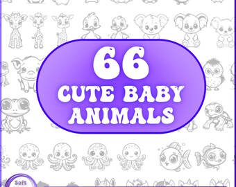 Animal  Svg Bundle, Animal Doodle Svg Bundle, Animal Svg, cute animal svg, Farm Animal Svg, Commercial Use, Doodle svg