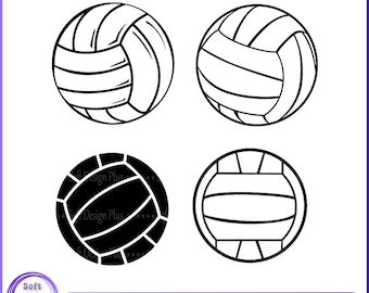 Volleyball svg bundle, Volleyball png, volleyball silhouette, volleyball ball svg, volleyball ball png, Digital Download
