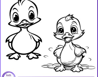 Baby Ente svg Bundle, Ente svg, Cut Files für Cricut, niedliche Enten svg, Tier svg, INSTANT Download