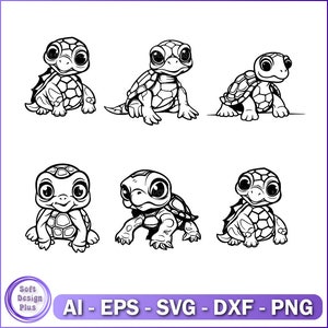 Turtle Svg bundle, baby turtle svg, Turtle Clipart, Turtle Cricut, Sea Turtle Cut Files, Turtle Silhouette