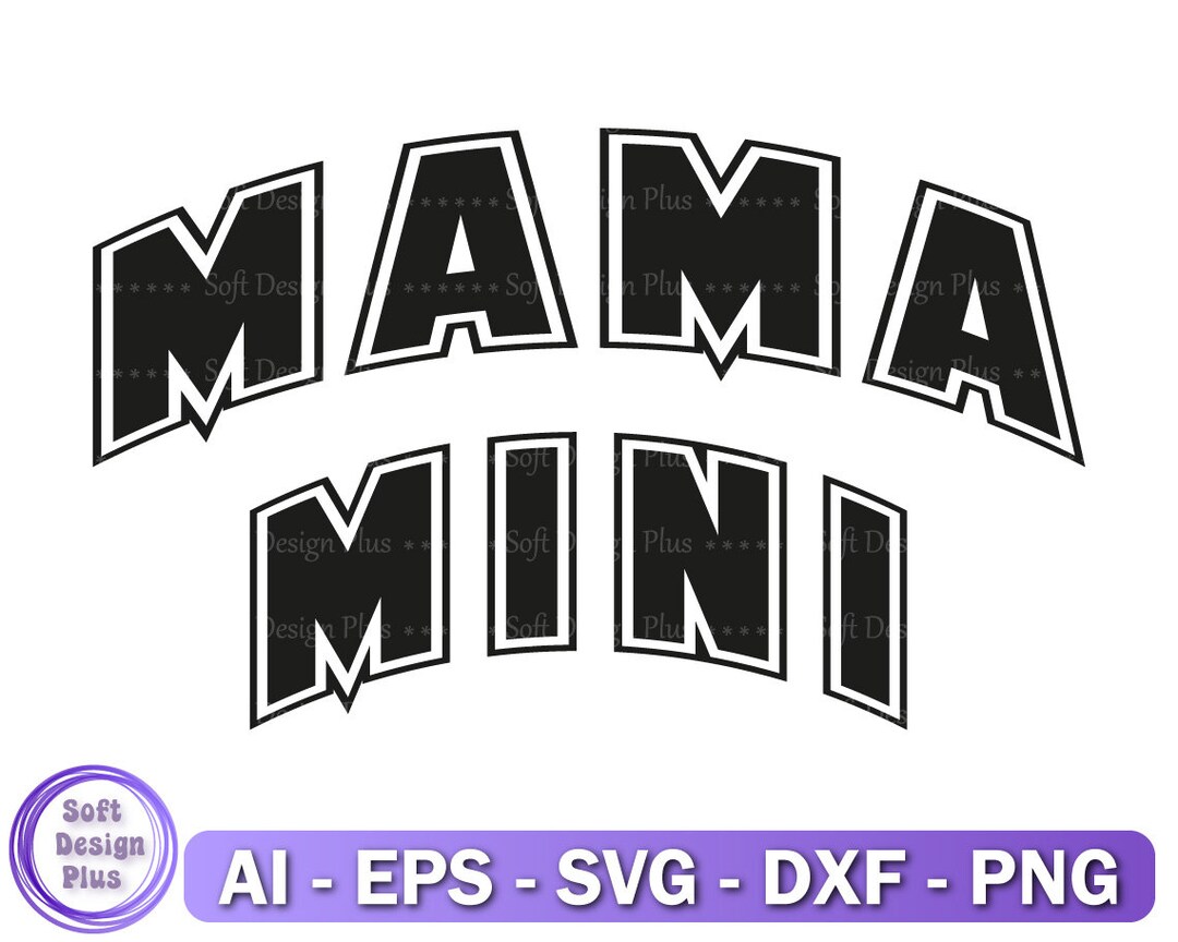 Mama and Mini SVG, Mama Svg, Cricut Cut File, Cricut Svg, Instant ...