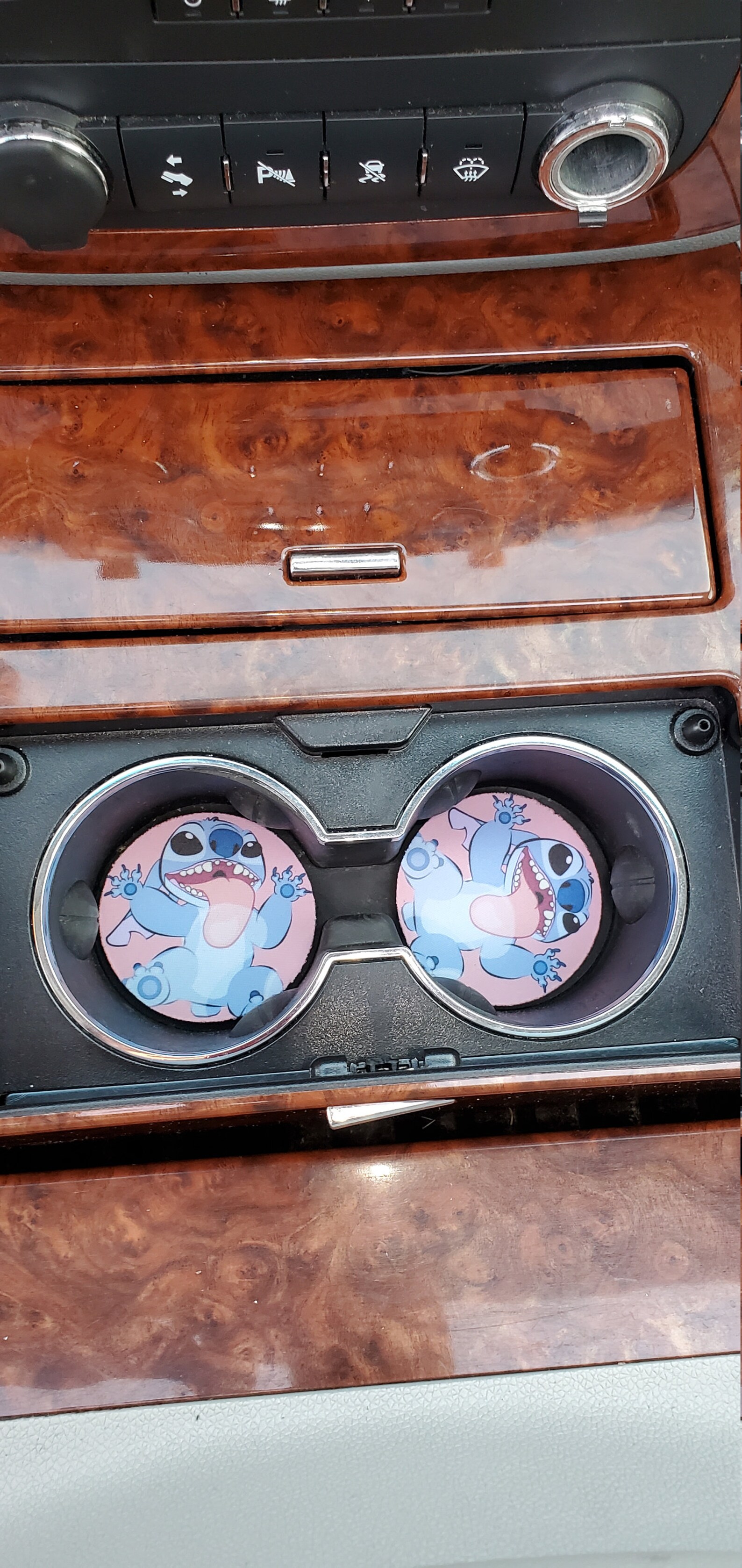 Pink Stitch Stitch Car Accessories Car Decor Car Coasters Etsy