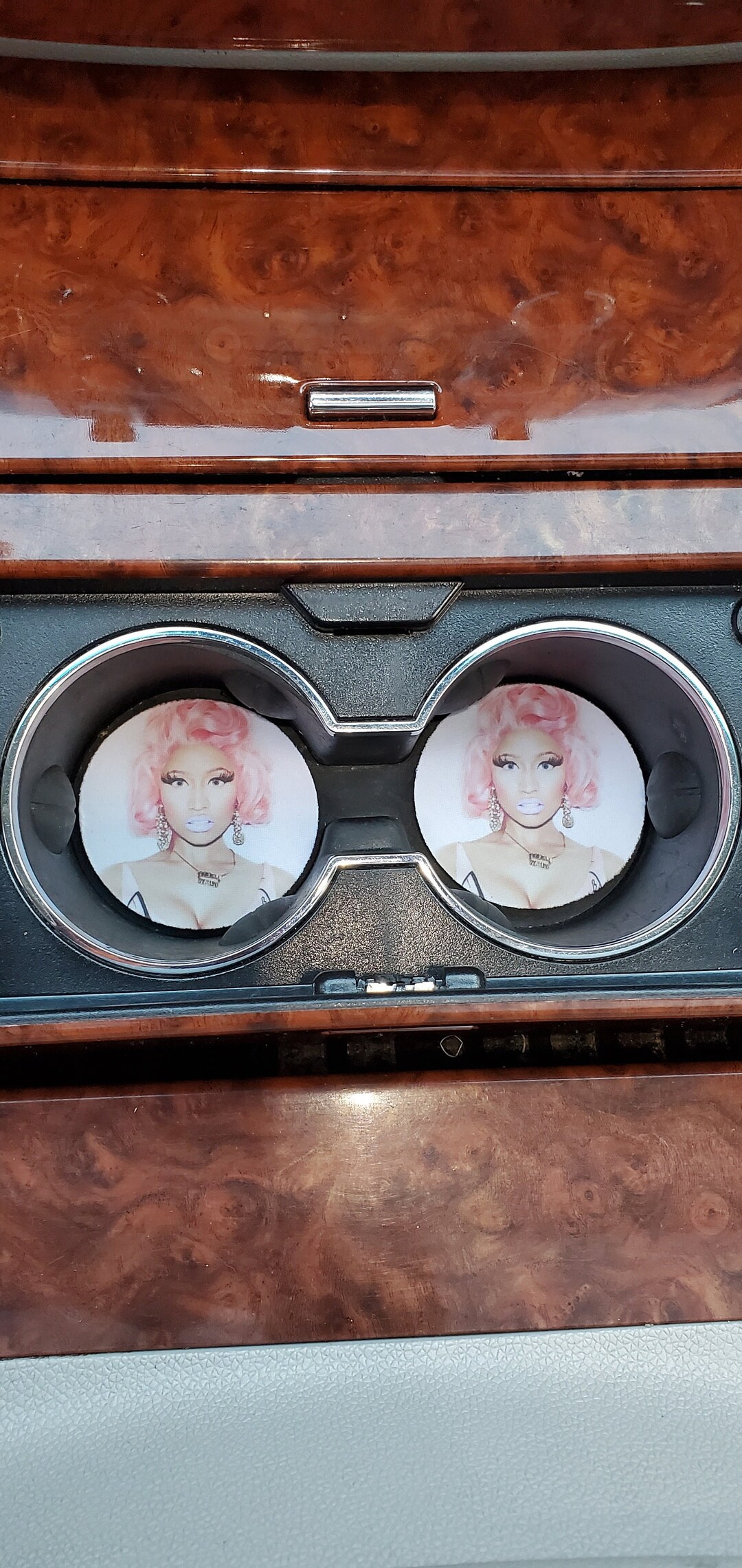 Nicki Minaj, the Queen, Car Accessories, Car Decor, Car Coasters