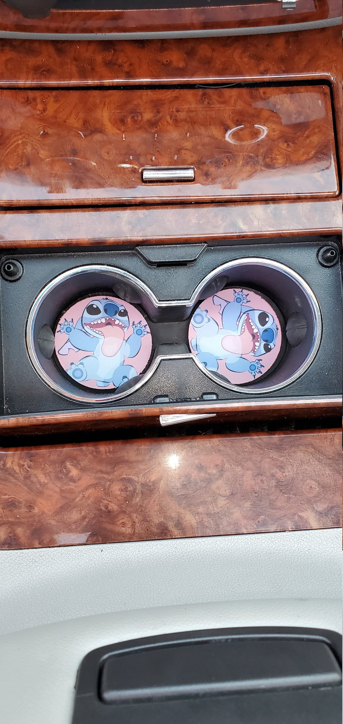 Pink Stitch Stitch Car Accessories Car Decor Car Coasters Etsy