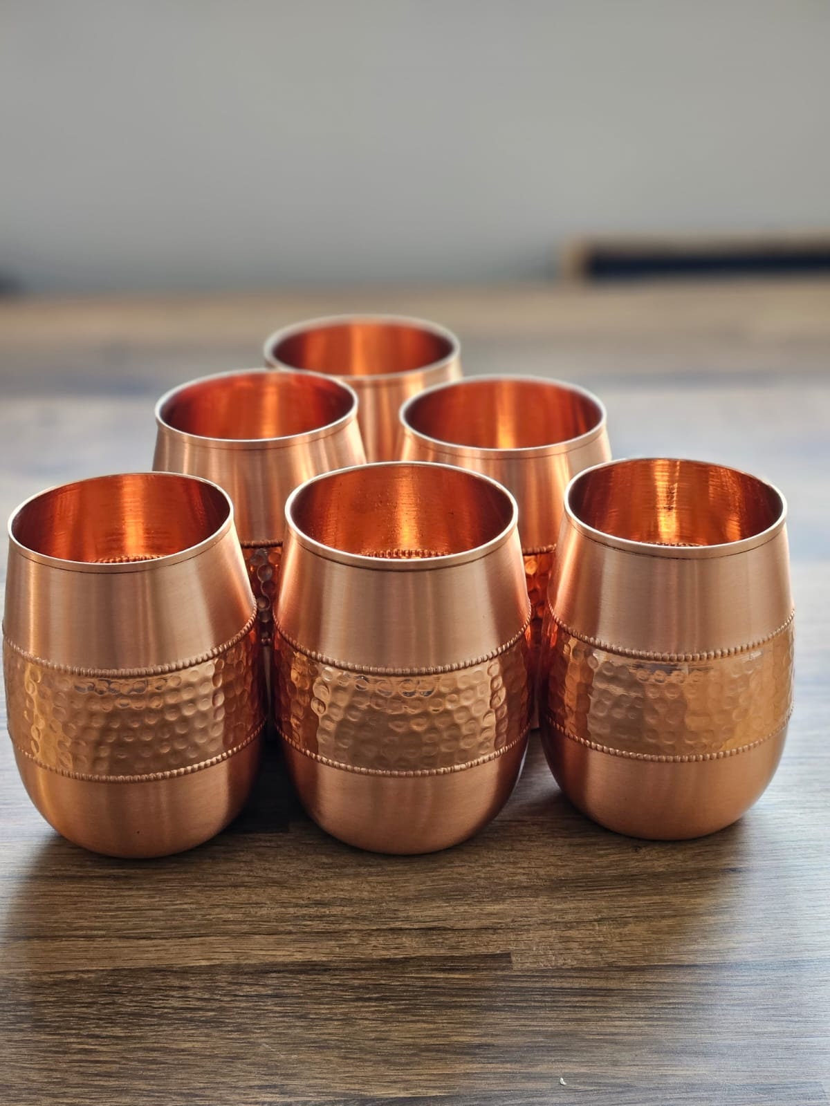Handmade Pure Copper Vintage Style Glasses Tumbler Glasses Etsy UK