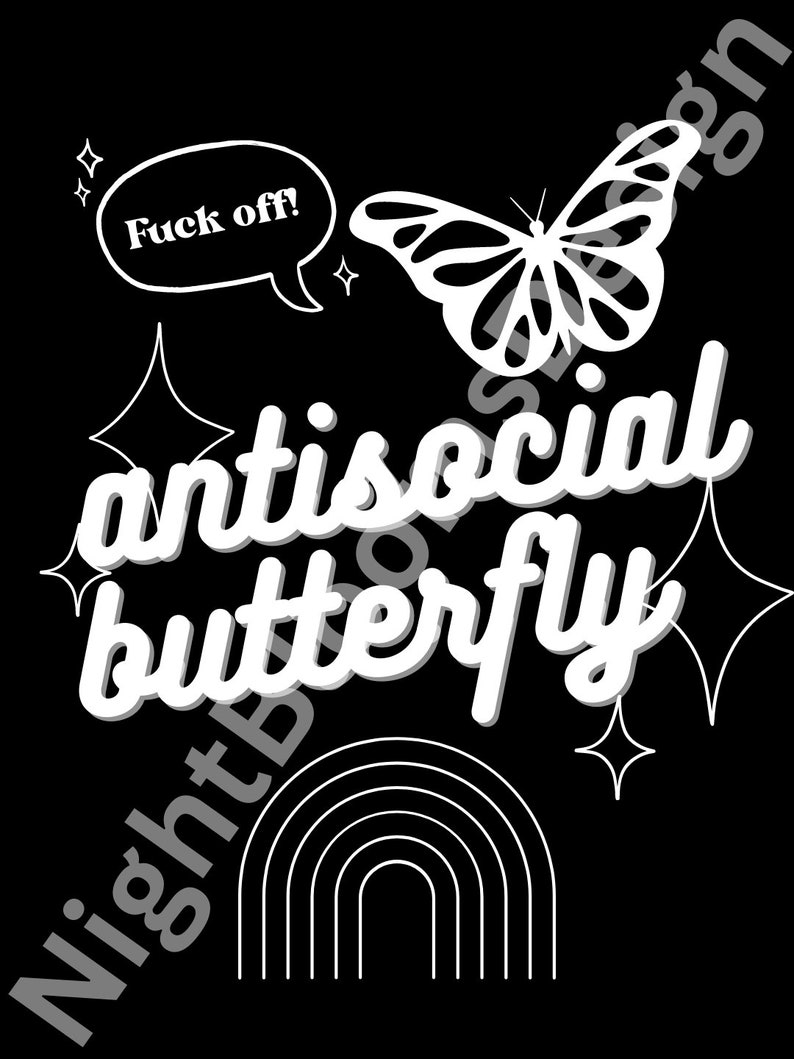 Antisocial Butterfly Kindle Paperwhite Lock Screen Screensaver Etsy
