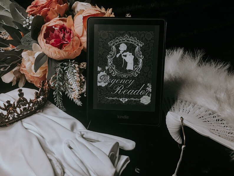 Regency Reader Kindle Paperwhite Lock Screen Screensaver Etsy