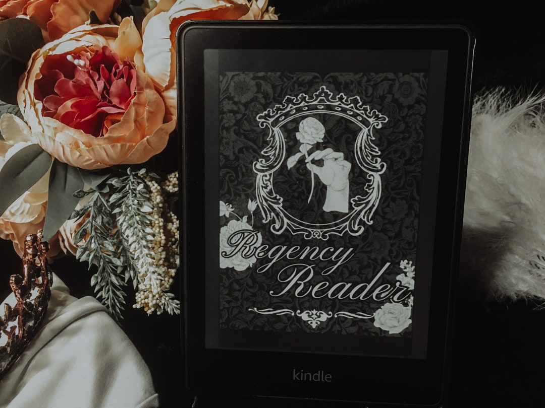 Regency Reader Kindle Paperwhite Lock Screen Screensaver Etsy