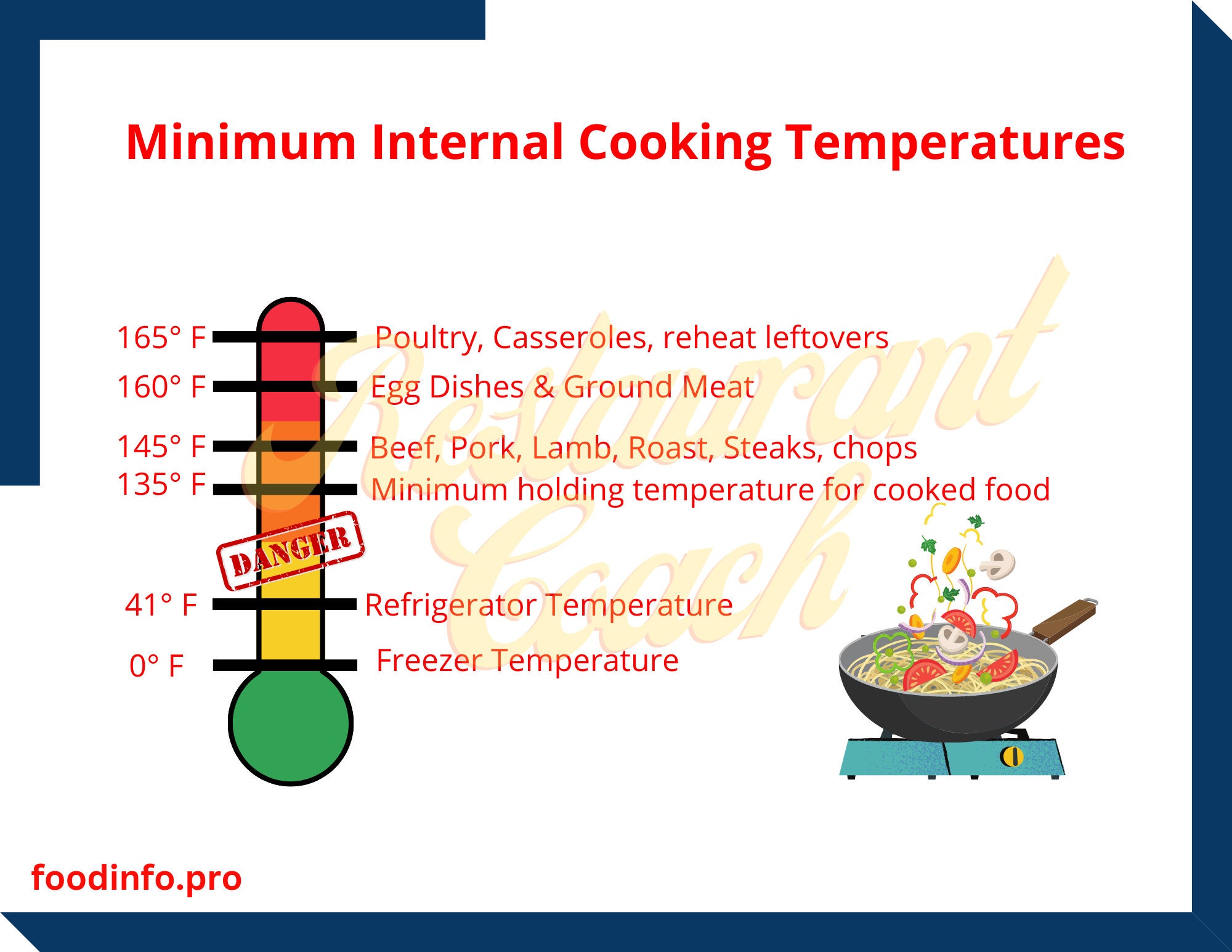 Minimum Internal Cooking Temperatures