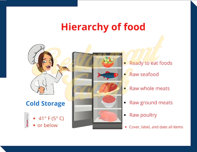 Kitchen Food Safety Posters Pdf - Etsy
