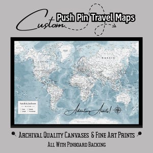 Custom Push Pin World Map Canvas - Il 300x300.6550297345 Pas0