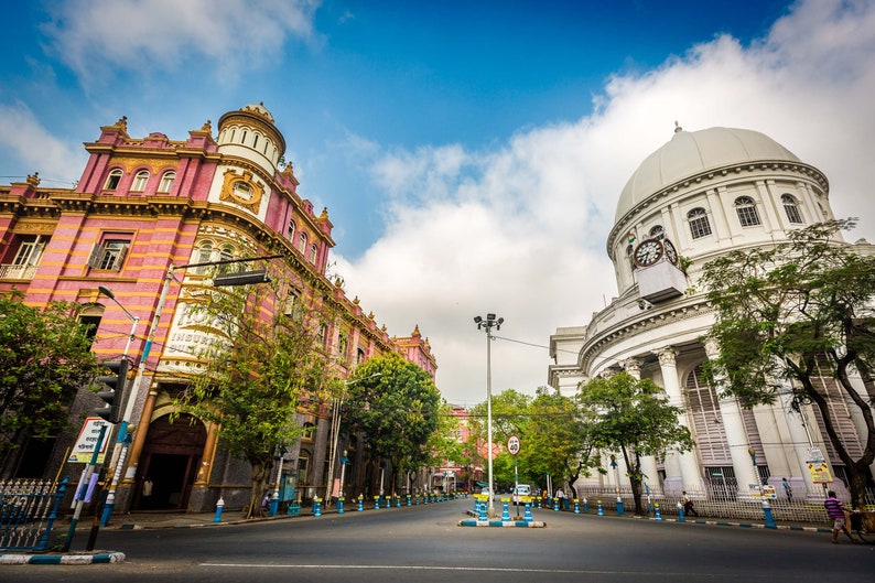 Kolkata Poster India Poster India Photo Cityscape Wall Etsy