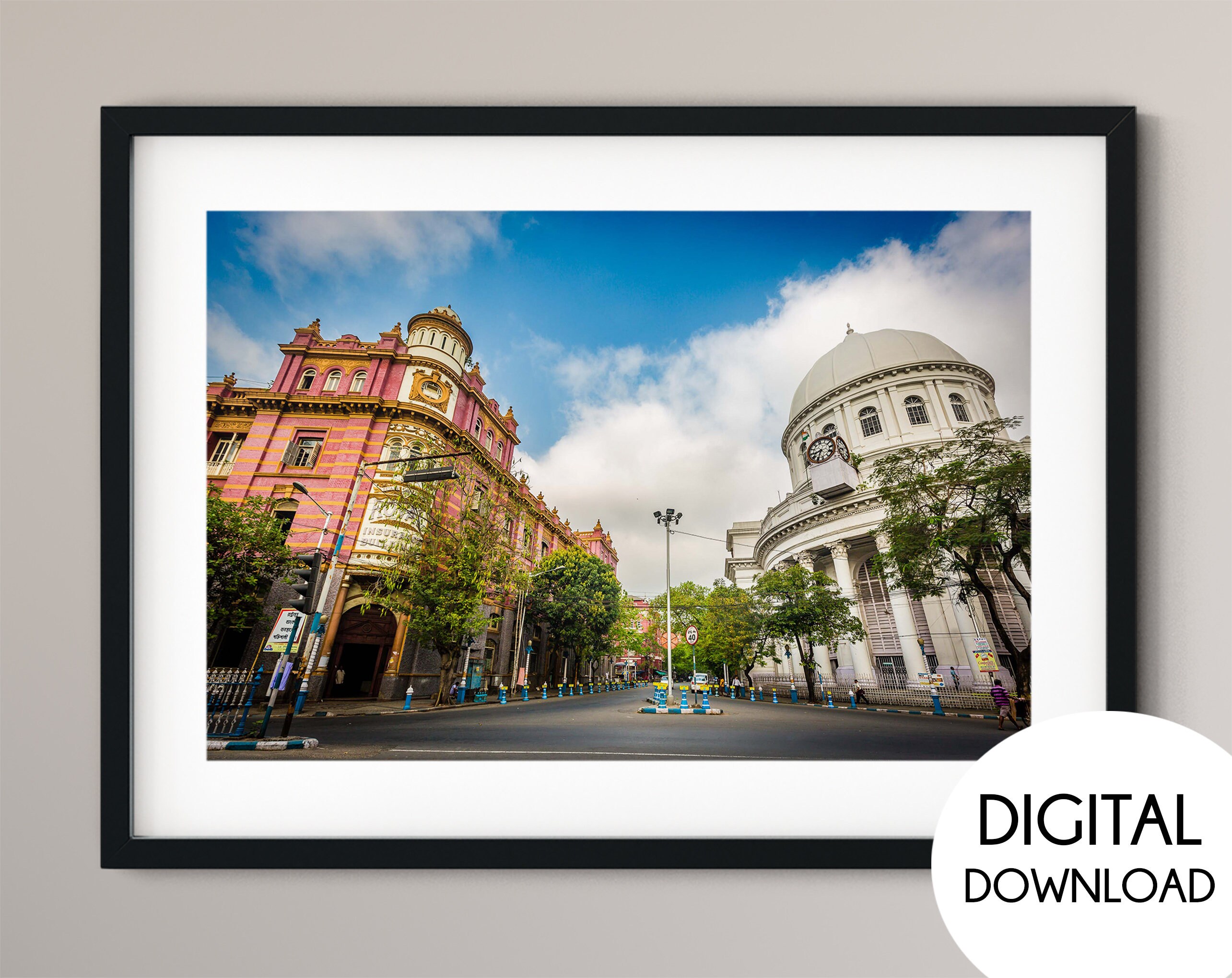 Kolkata Poster India Poster India Photo Cityscape Wall Etsy