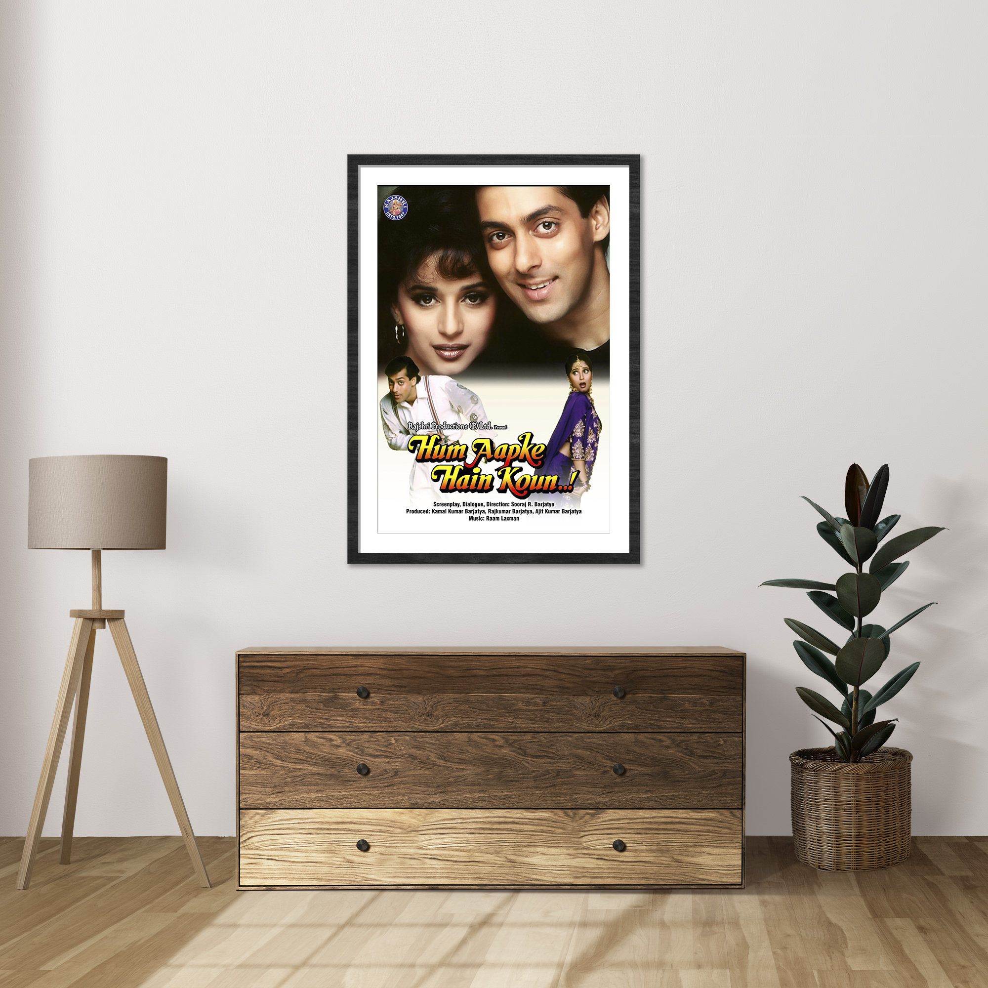 Hum Aapke Hain Koun Movie Poster Desi Wall Art Bollywood Movie Poster hum-aapke-hain-koun-movie-poster-desi-wall-art-bollywood-movie-poster