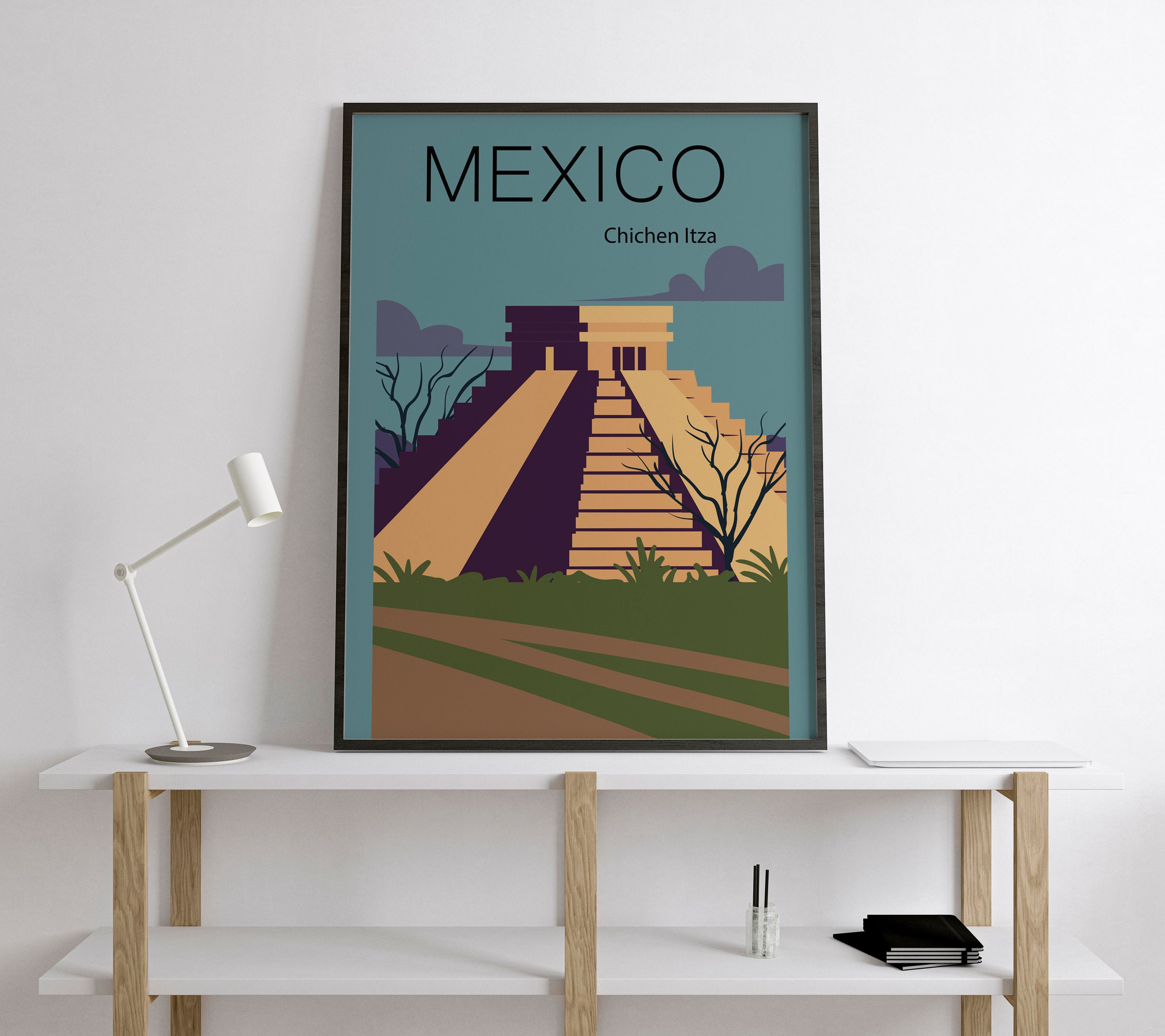 Retro International Travel Posters, Set of 10 Travel Posters, Vintage