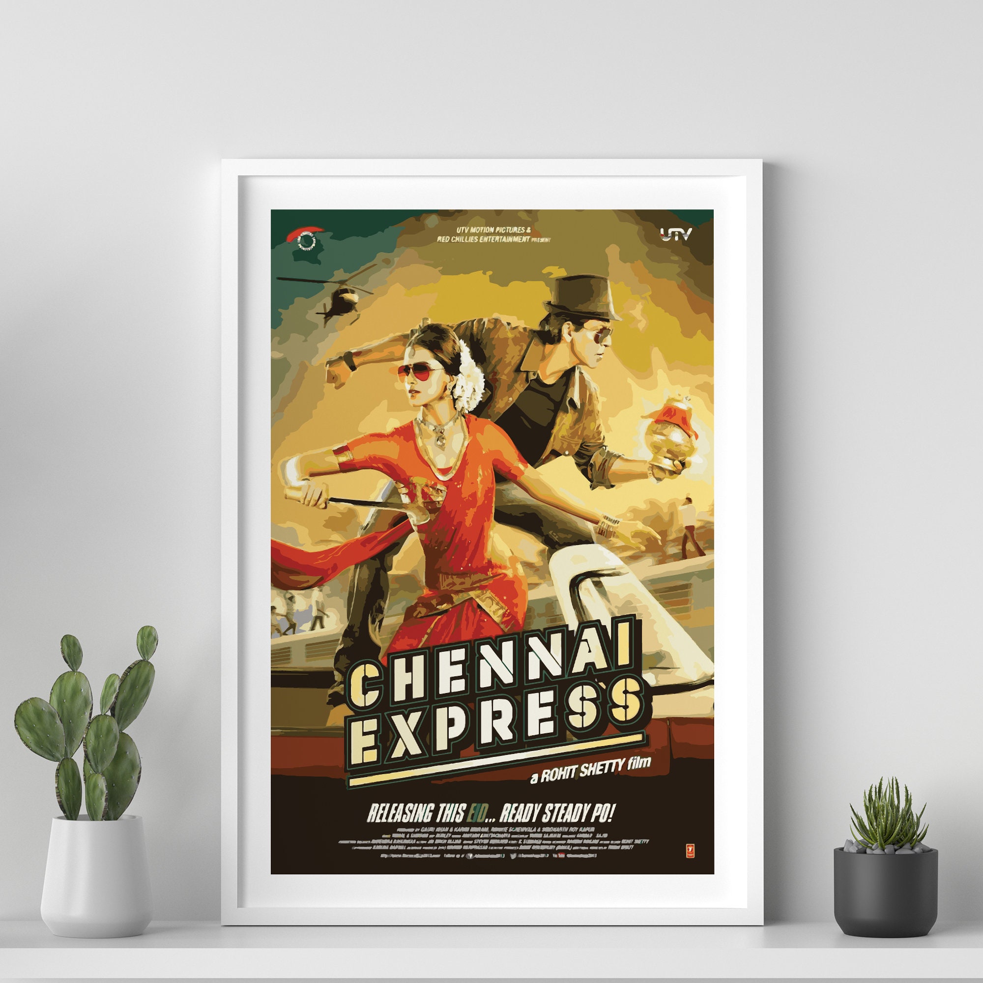 Throwback - SRK & Deepika on the sets of Chennai Express