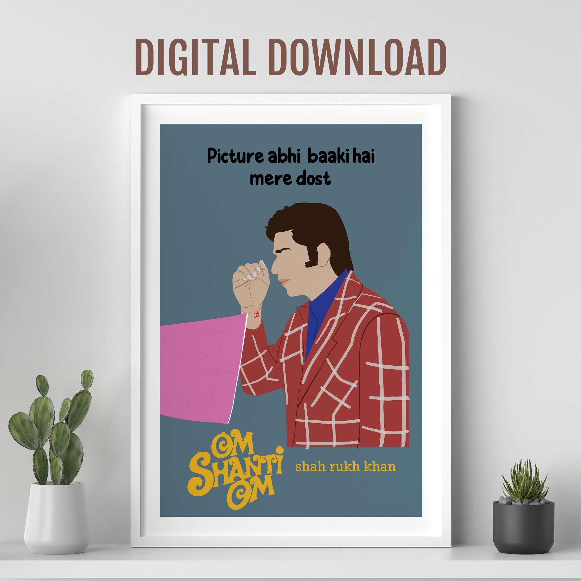 Bollywood Movie Dialogue Poster Singapore